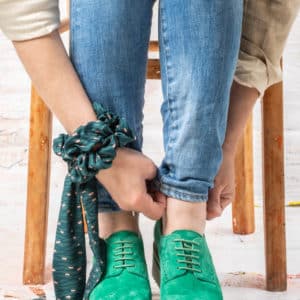 Anna-nubuck-verte