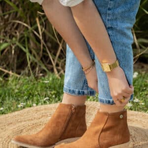 Romy Nubuck Cognac – Image 5