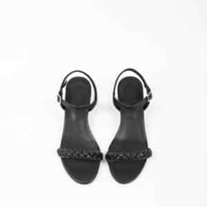 sandale Abby-cuir-noir