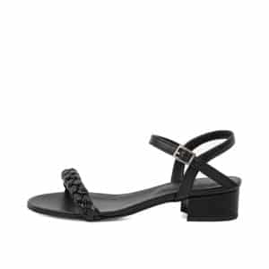 sandale Abby-cuir-noir