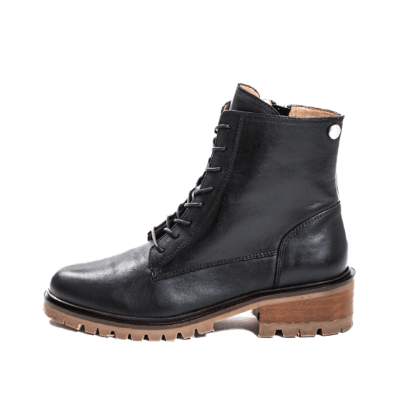 bottine lacets Alexa-cuir-noir-les-pymprenelles