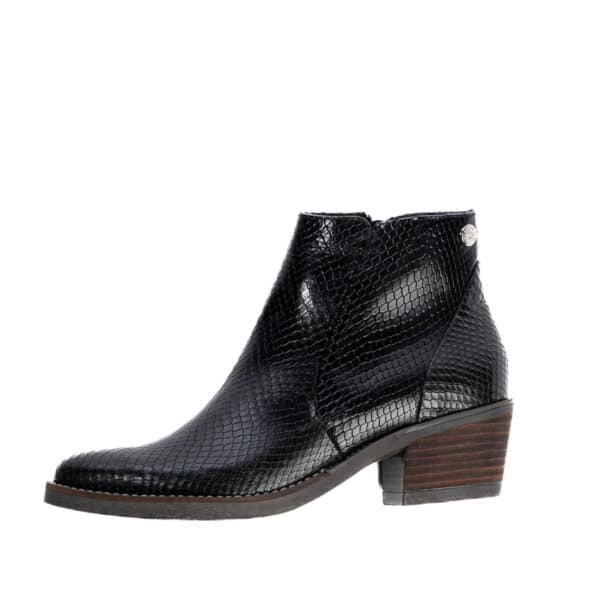 Romy Cuir Noir Python
