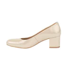 Escarpin Tessy Cuir Doré Les Pympren'Elles