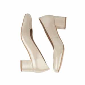 Escarpin Tessy Cuir Doré Les Pympren'Elles